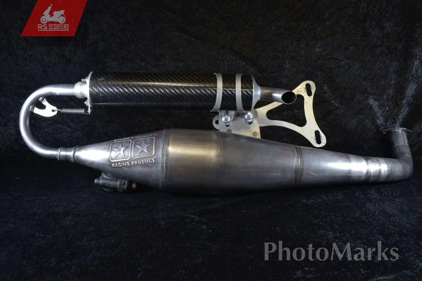 Stage6 R1200 Sportauspuff Minarelli liegend Yamaha Aerox / Aprilia SR50