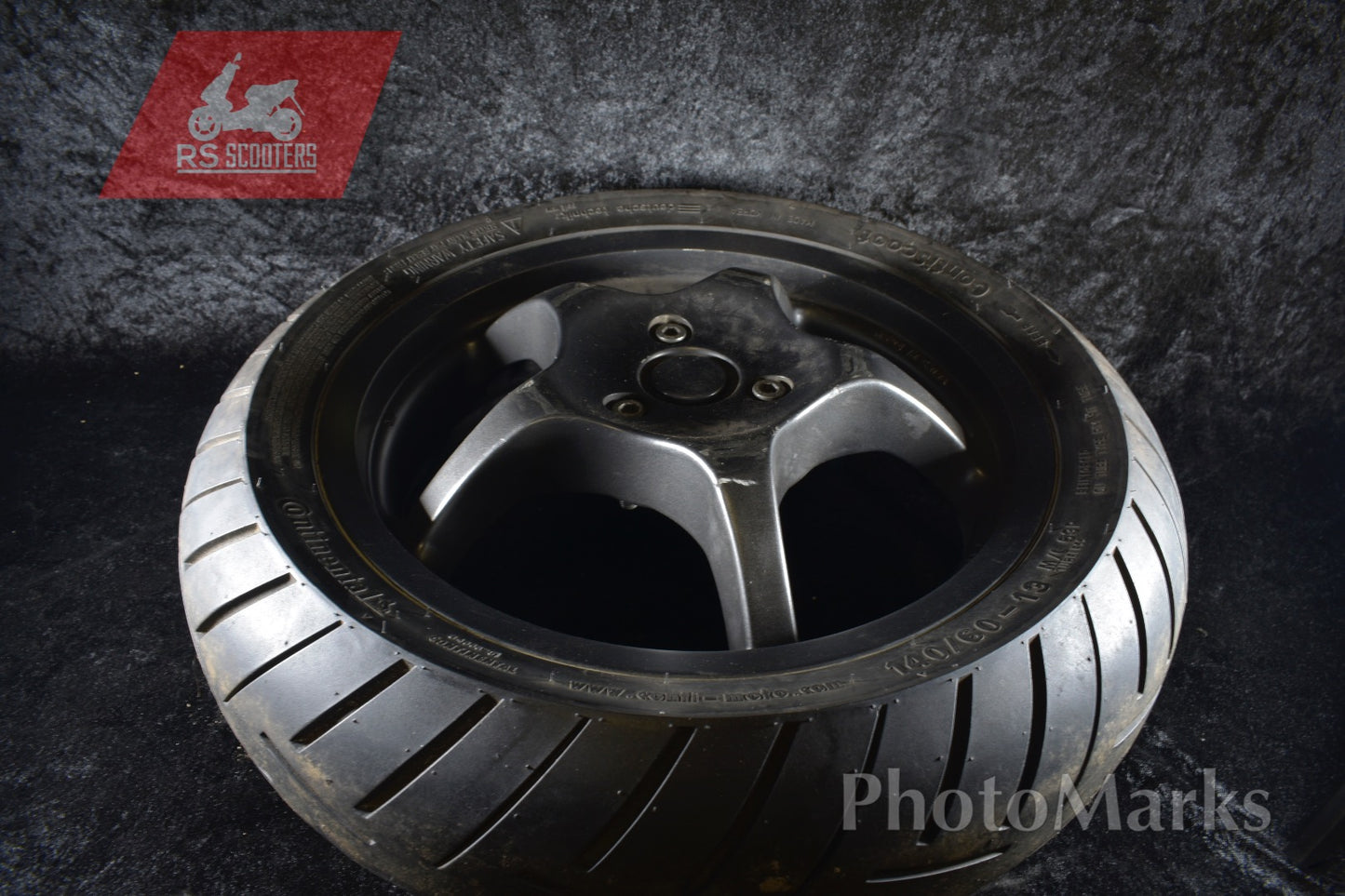 Yamaha Aerox Felge hinten mit Bereifung / MBK Nitro