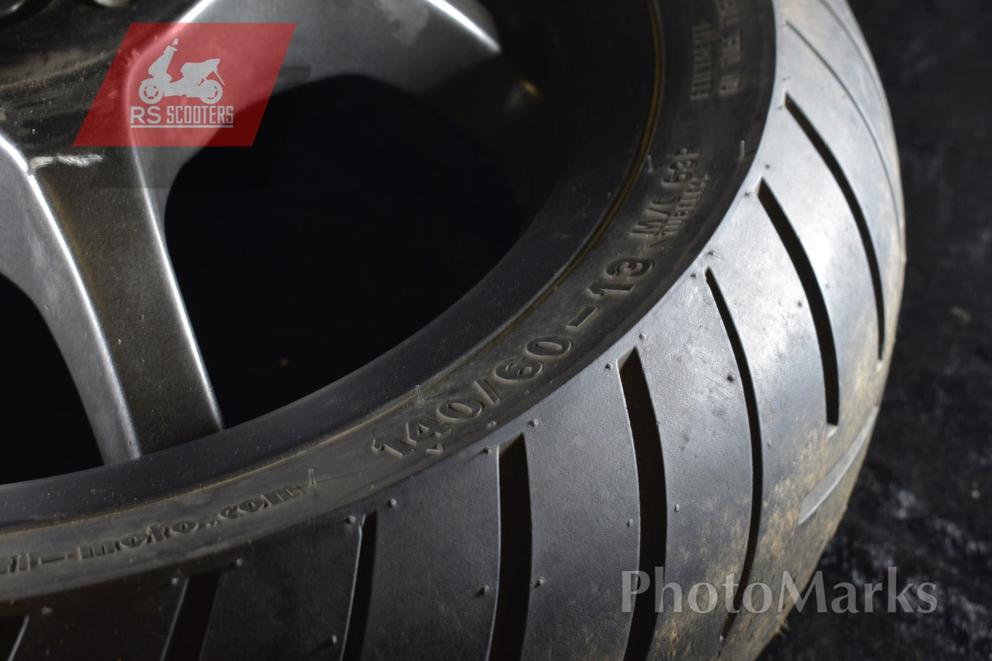 Yamaha Aerox Felge hinten mit Bereifung / MBK Nitro