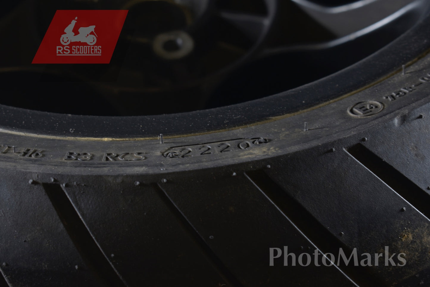 Yamaha Aerox Felge hinten mit Bereifung / MBK Nitro