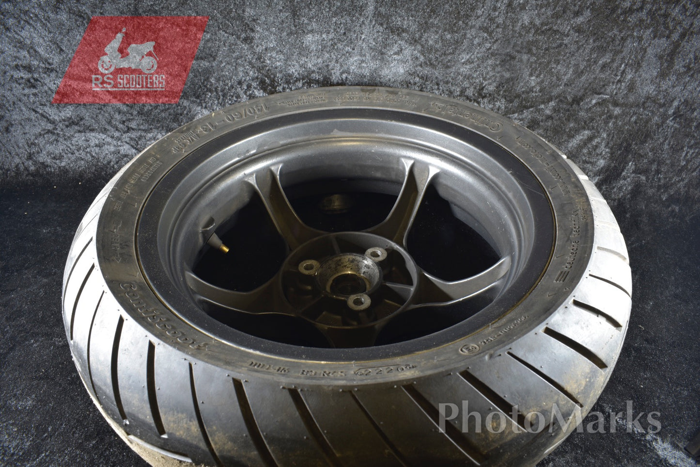 Yamaha Aerox Felge hinten mit Bereifung / MBK Nitro