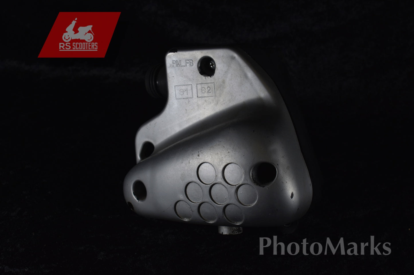 Luftfilterkasten Original ( silber lackiert ) Peugeot stehend / Speedfight 1 / 2 / Vivacity / TKR und viele mehr