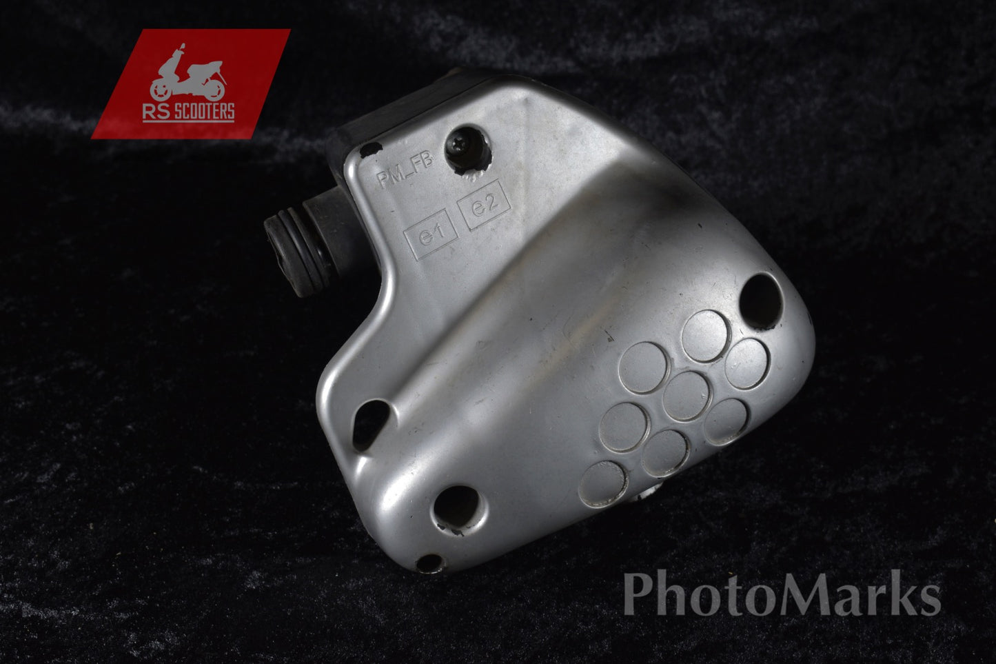 Luftfilterkasten Original ( silber lackiert ) Peugeot stehend / Speedfight 1 / 2 / Vivacity / TKR und viele mehr