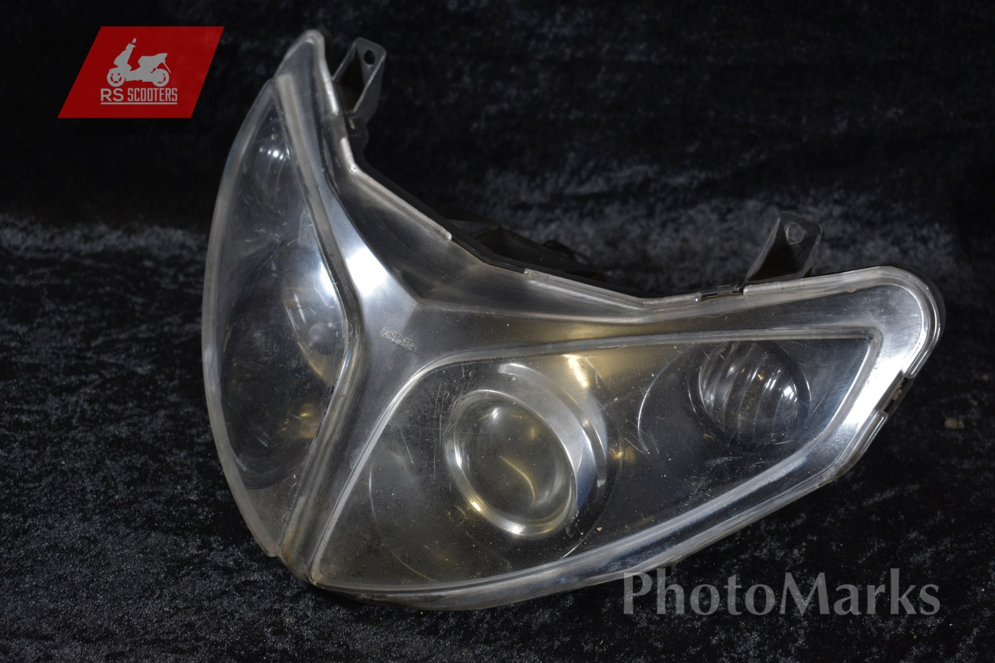 Scheinwerfer Original schwarz Peugeot Speedfight 2